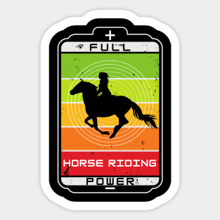 Horse riding Sticker